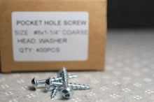 Load image into Gallery viewer, Pocket Hole Screws Coarse Thread 1&quot;, 1-1/4&quot;, 2&quot;, 2-1/2&quot;
