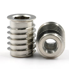 Load image into Gallery viewer, Premium quality stainless steel insert nuts for HARDWOOD
