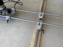 Load image into Gallery viewer, DIY Router sled Kit. 20mm linear bearings rails and supports
